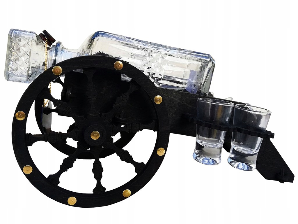 ARMATA Dla EMERYTA Prezent Karafka Kieliszki