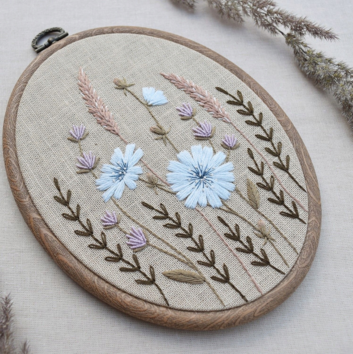 Vyšívací sada Anchor mulina kanva tamborek jehla