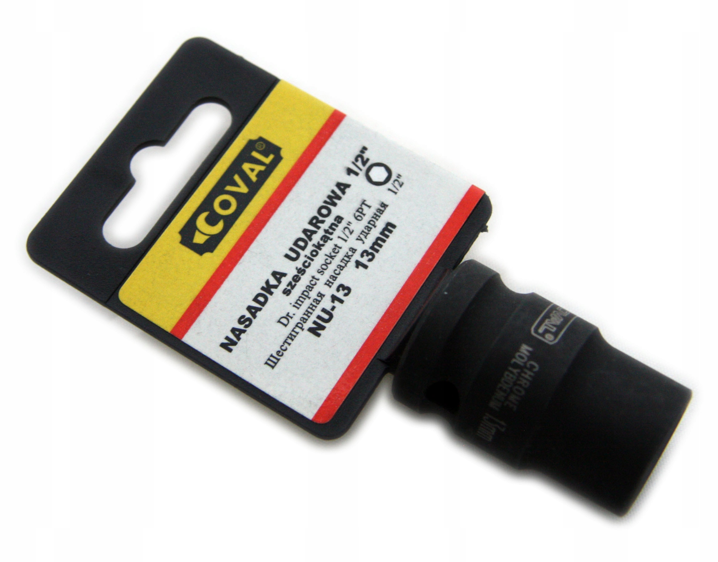

Nasadka sześciokątna udarowa 1/2" 13 mm Coval