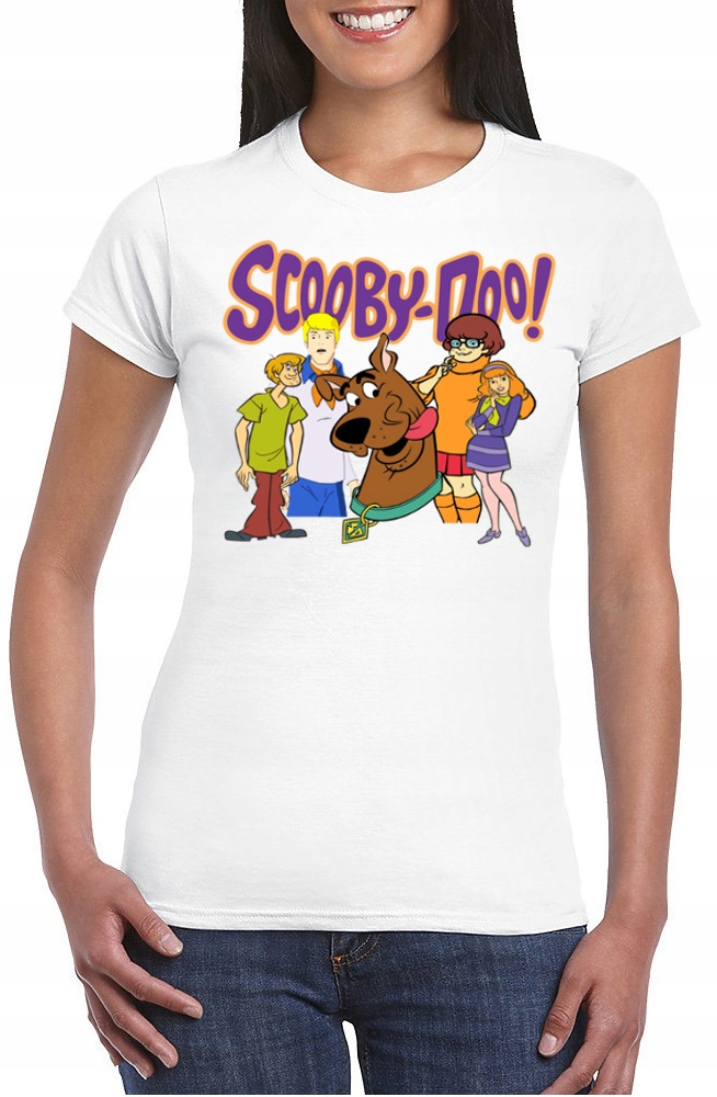 

3154 Scooby Doo Damska Koszulka Kudłaty Pies L