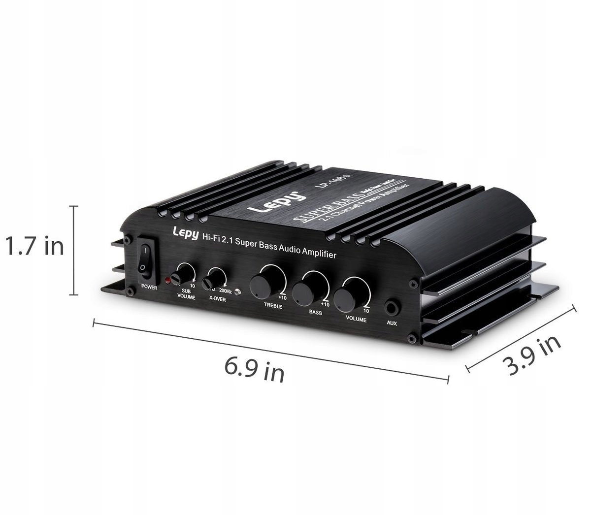 LEPY LP-168S 2.1CH Super Bass Hi-FI Audio AMP Liczba kanałów 0