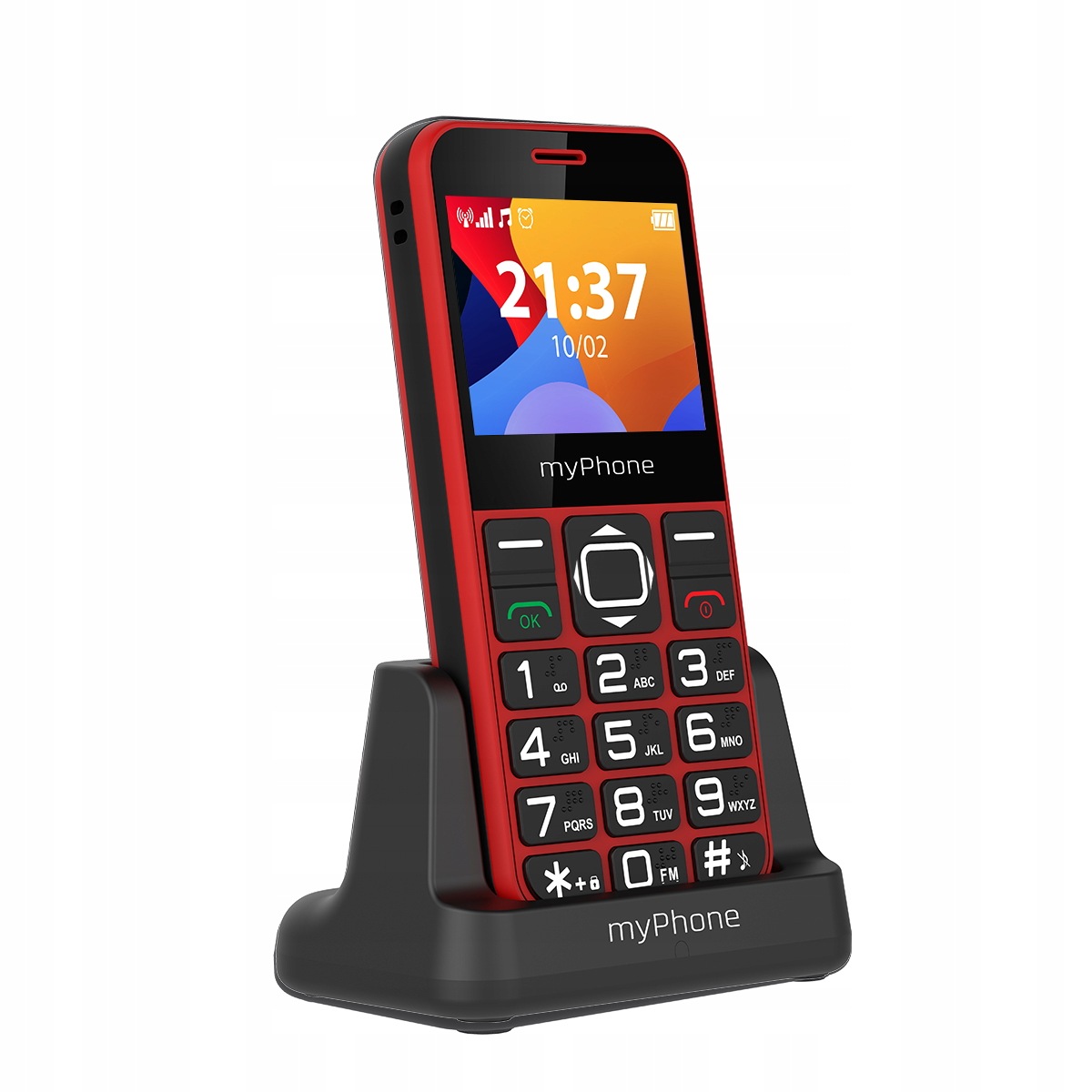 Myphone Telefon Halo 3 Smartphone Pro Telefon Kompaktní, Funkční, Červený