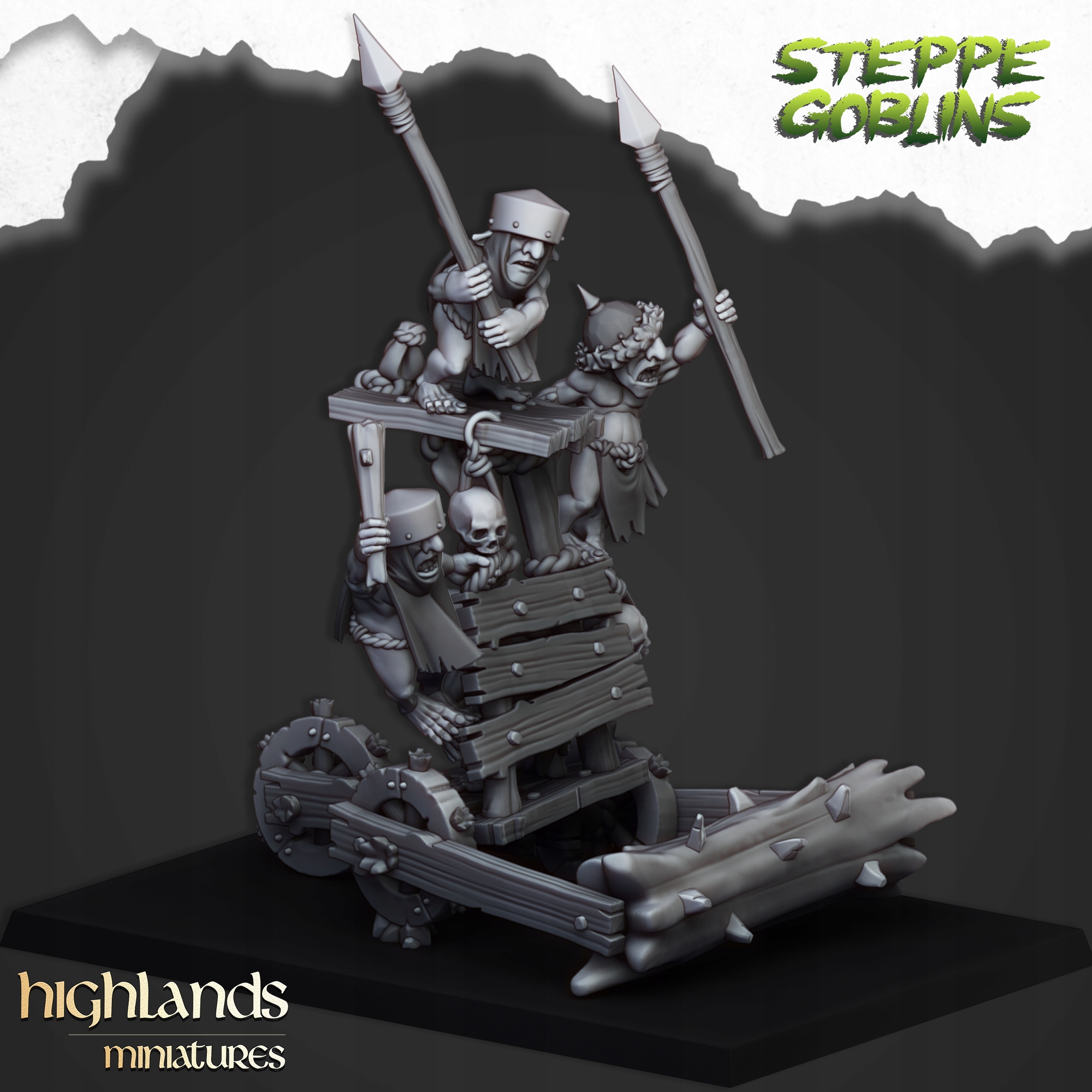 Steppe Goblors Roller Highlands Miniatures