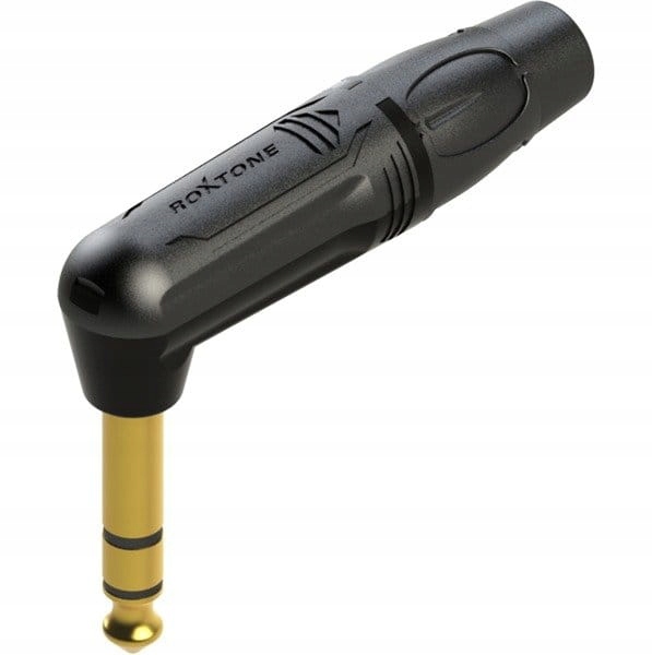 Wtyk Jack 3,5 Stereo - Pozłacany - Roxtone RMJ3P-BG