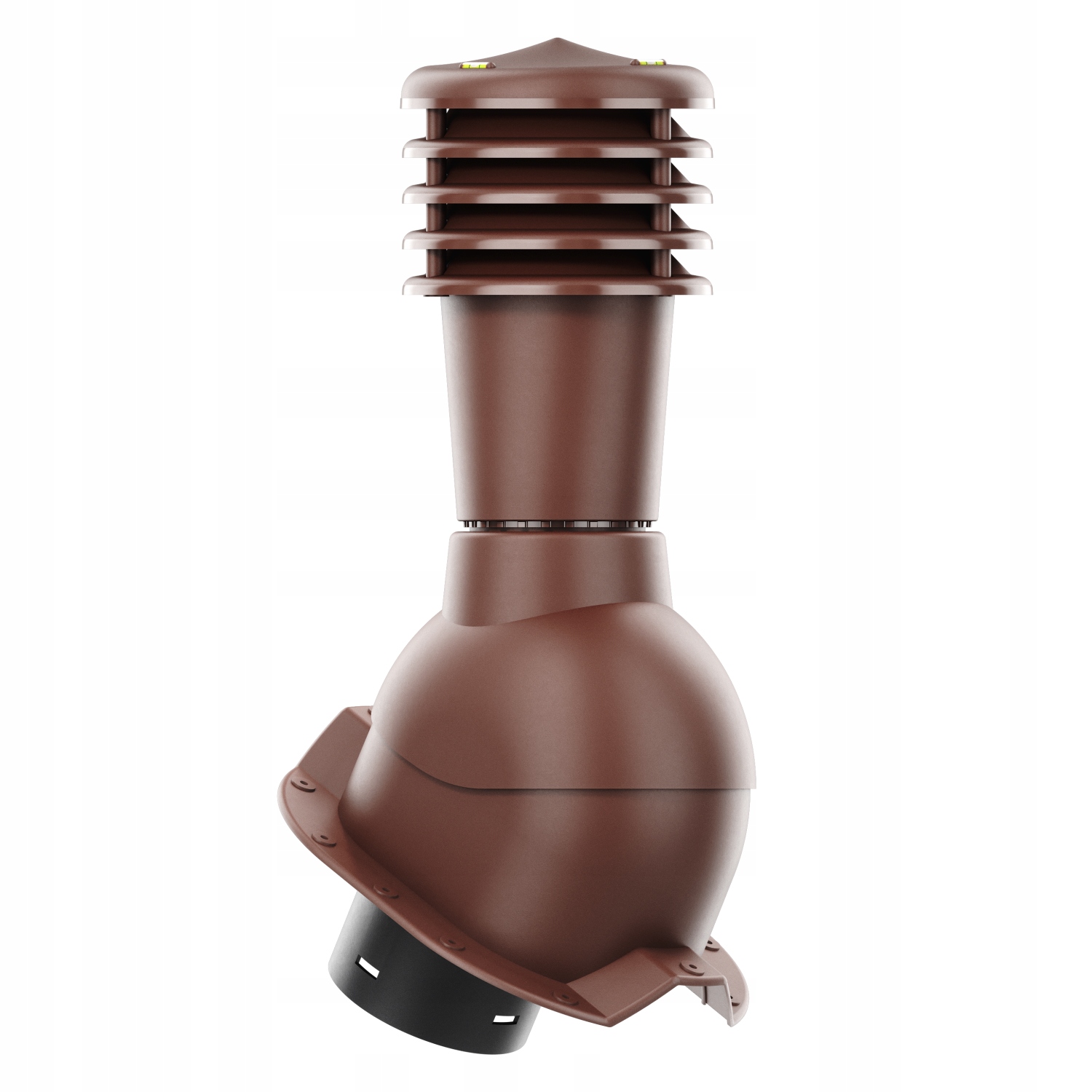 Větrací komín nezateplený Smart fi125 Trapez T35 Bronz 8017