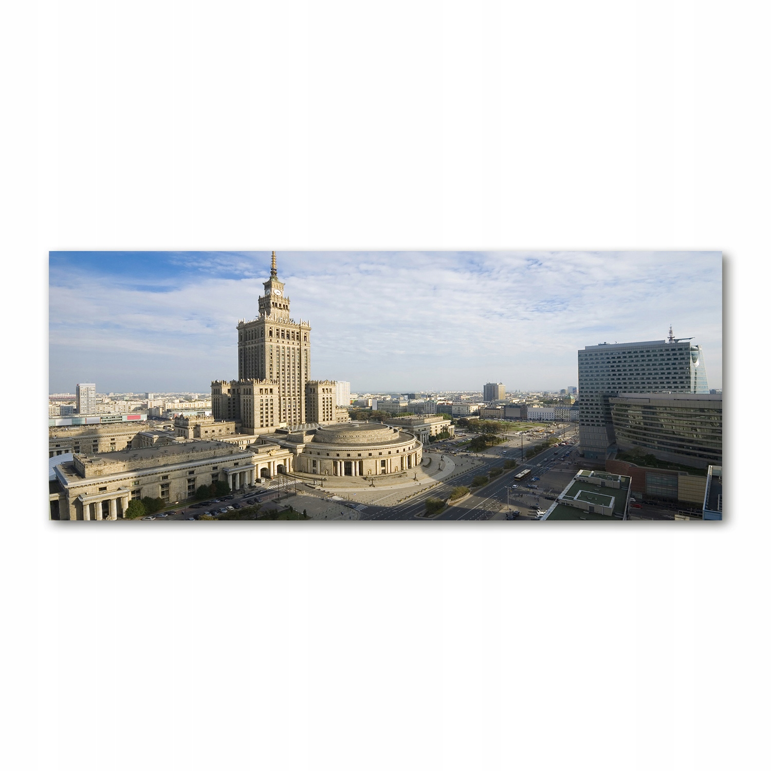 

Foto obraz akryl zdjęcie Pałac Kultury 125x50 cm