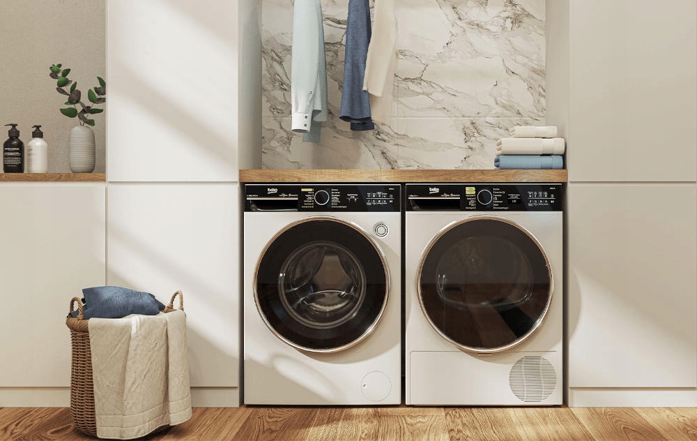 Suszarka do ubrań BEKO B5T68243WPB Kolor dominujący biały