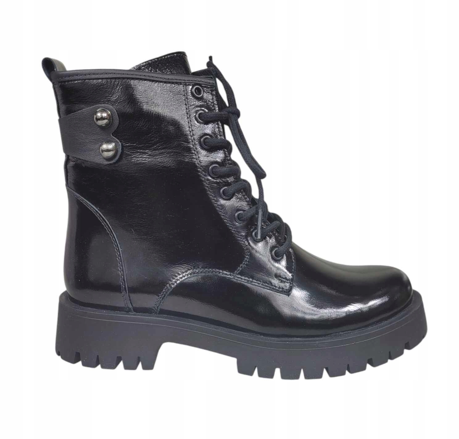 T.sokolski Dámské Boty Se Z1016 Černý Lak vel.