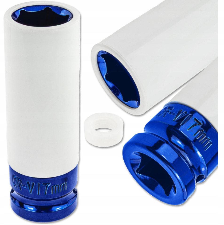 Nasadka Udarowa Do Felg Aluminiowych 17 MM 1/2 Alufelg Długa 80 MM Cr-v