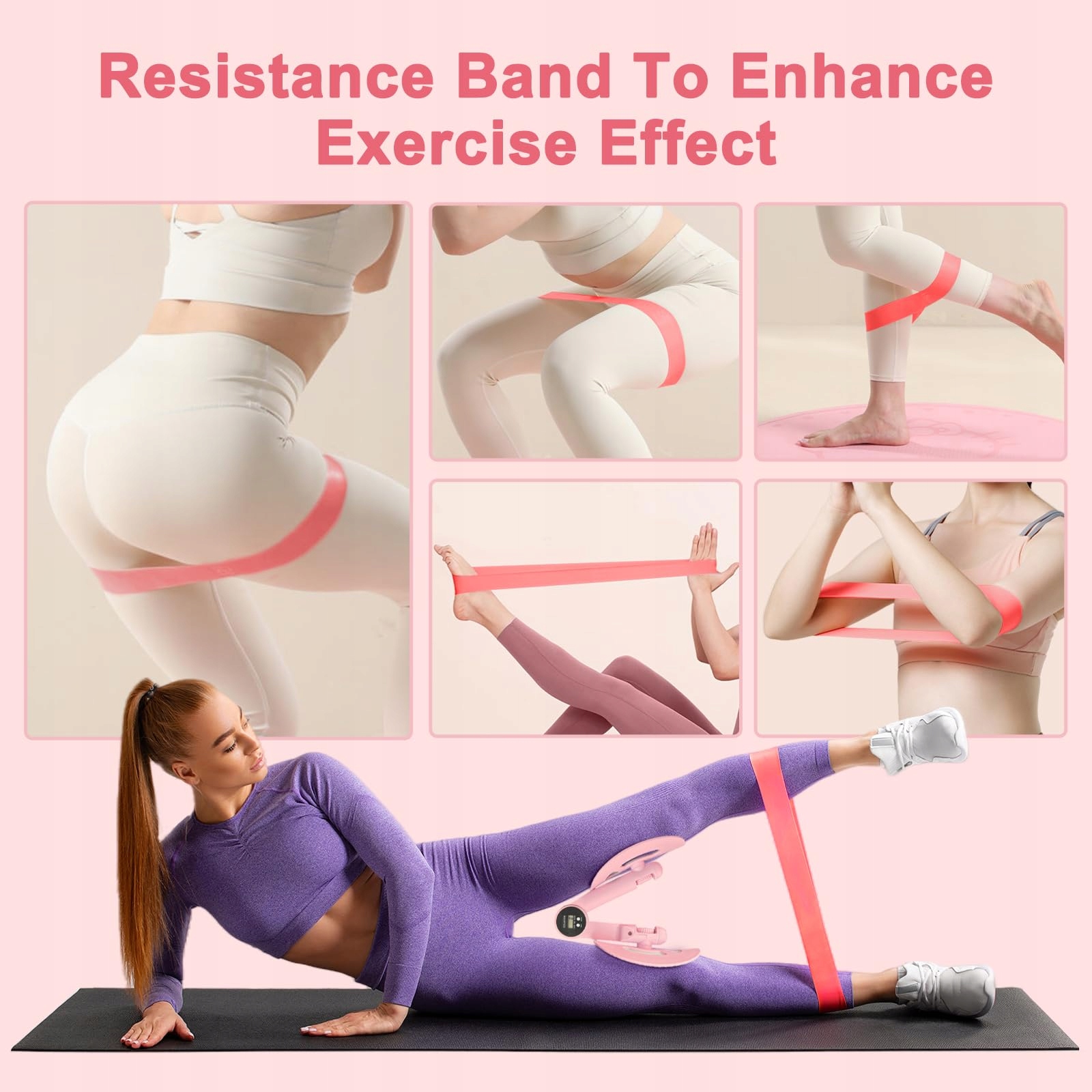 FLINTRONIC Trener Uda 360° Trener Mięśni Kegla Zestaw z Gumą Oporową — miniatura 5