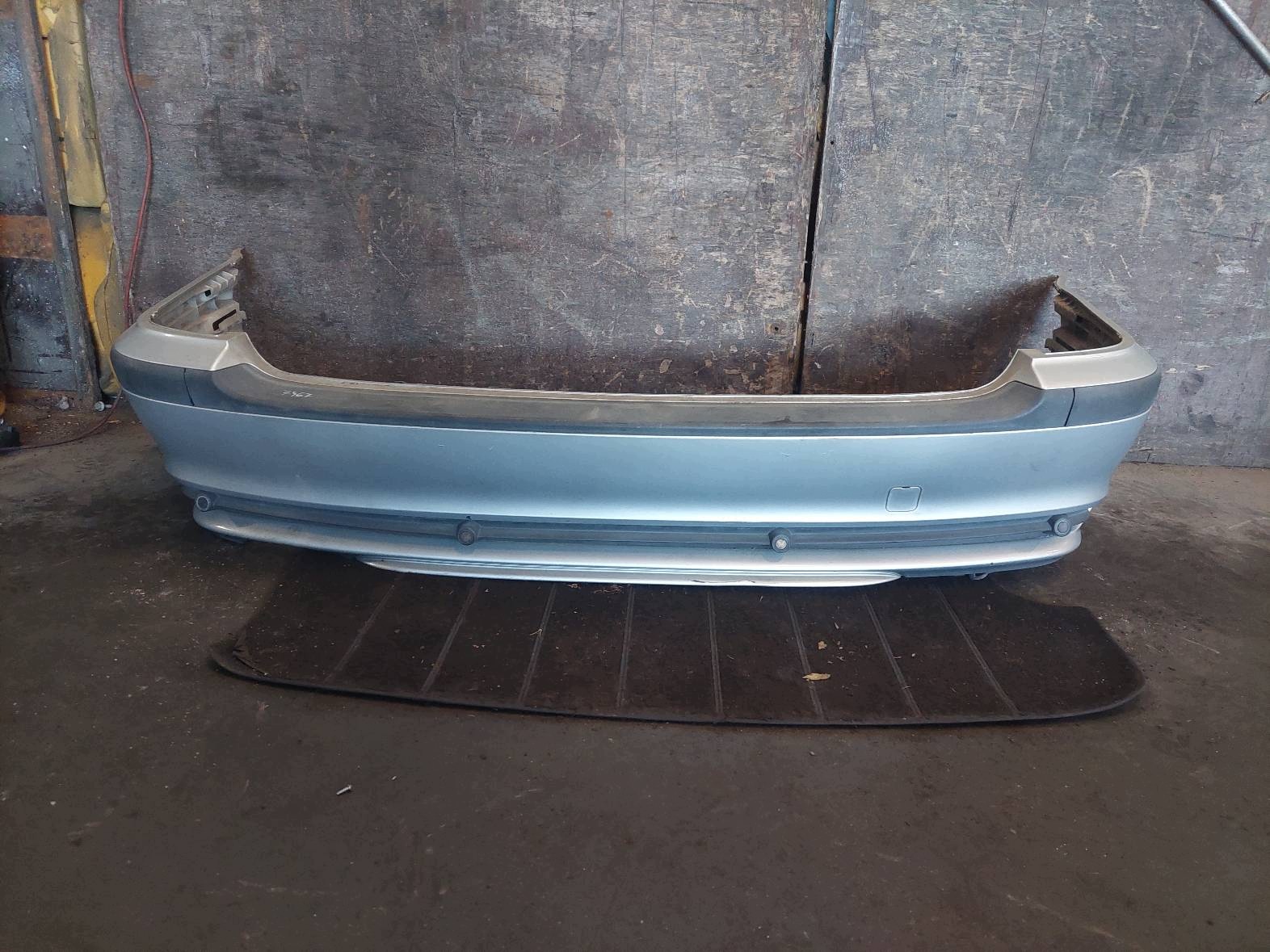 stoßstange heck + leuchte BMW E46 LIFT 320D 354/7 TITANSILBER METALLIC