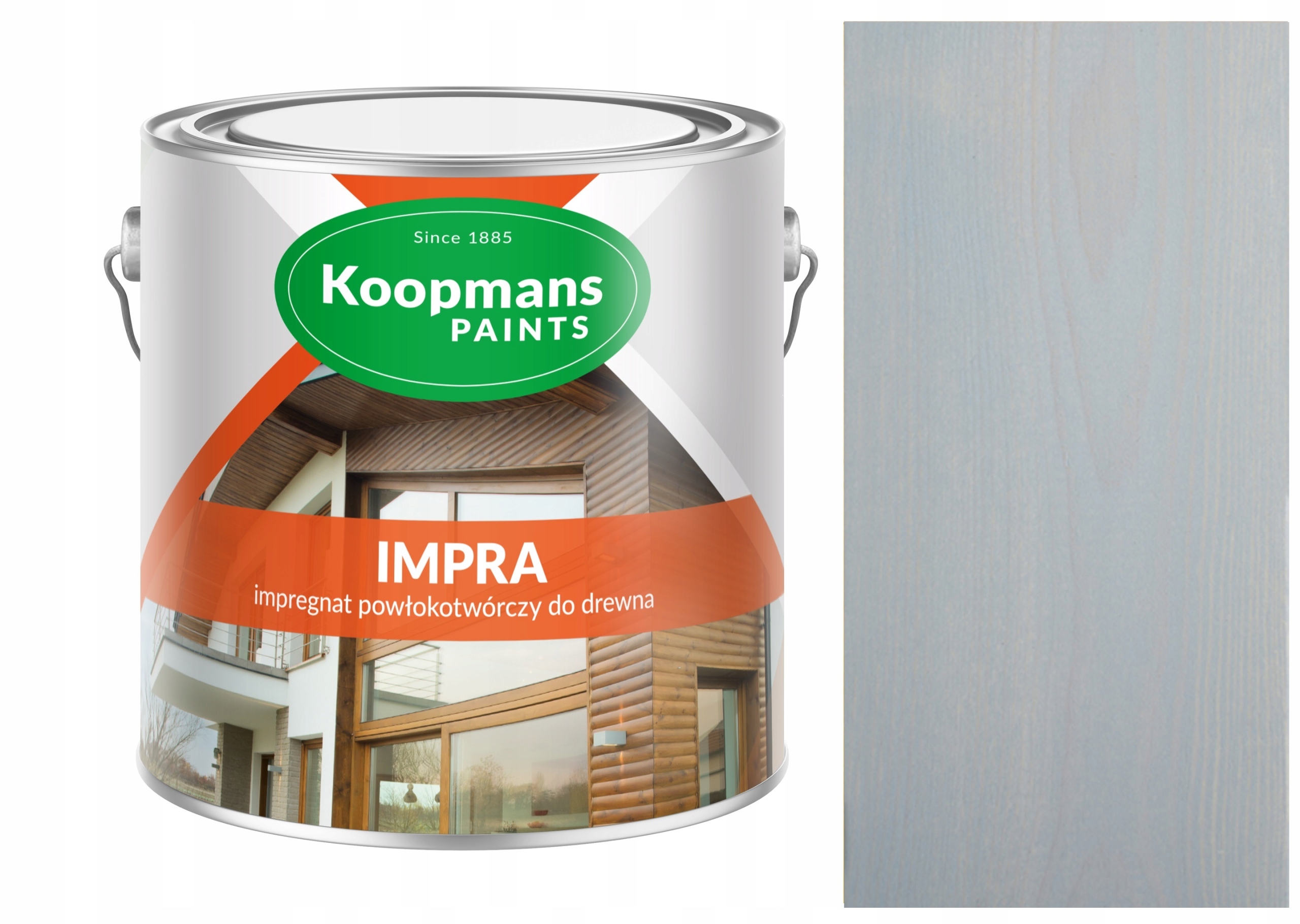 Koopmans Impra 2,5 l Povrchový Impregnat Na Dřevo Šedý Chorvatský 040