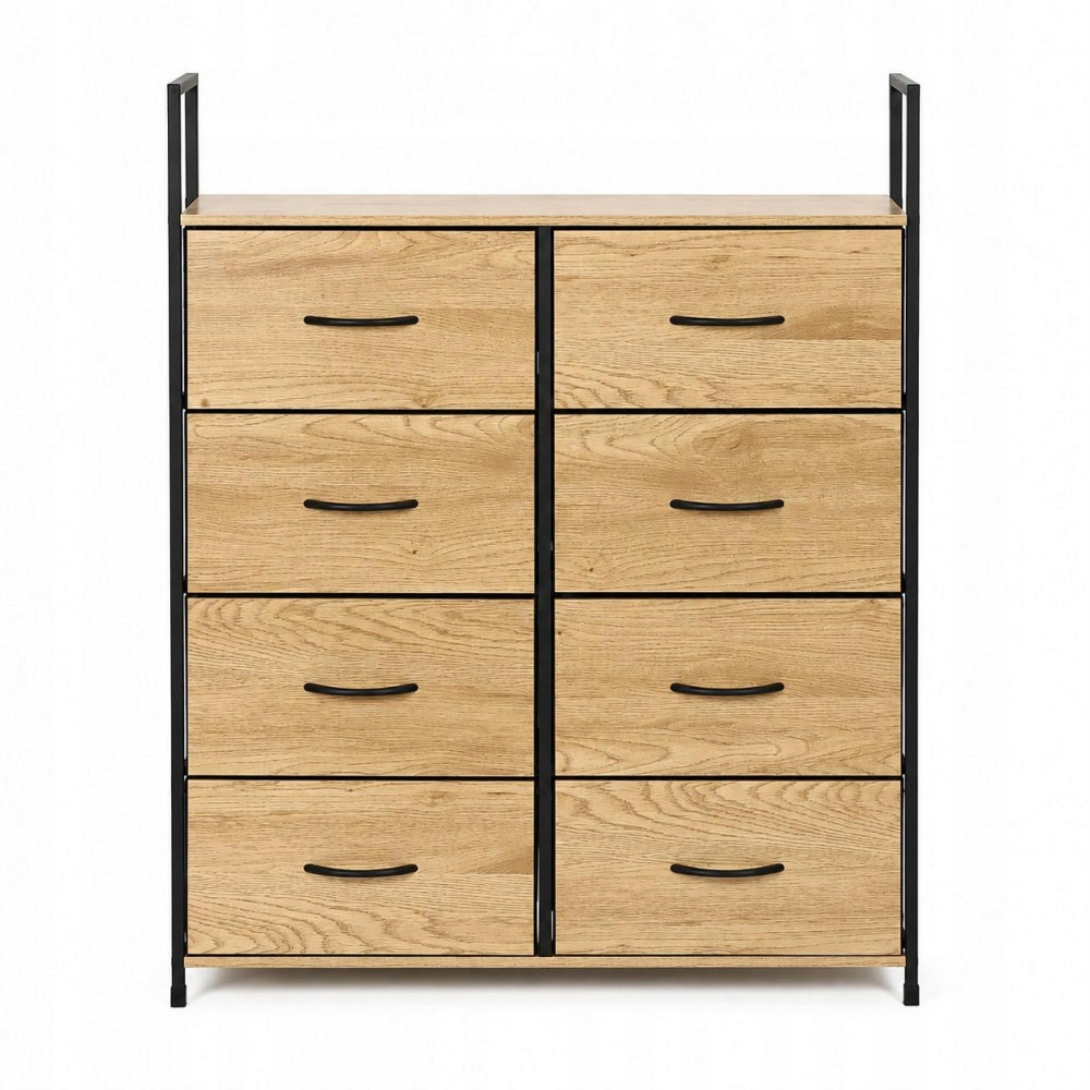 Kovová Skříňka S 8 Zásuvkami Modernhome Mdf 80 CM Vysoká