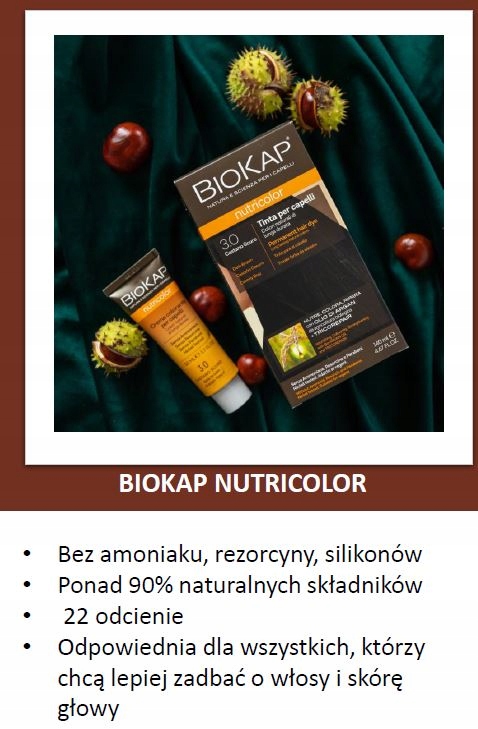 BIOKAP Nutricolor 7.1 Szwedzki Blond Farba 140ml Kod producenta 8030243010353