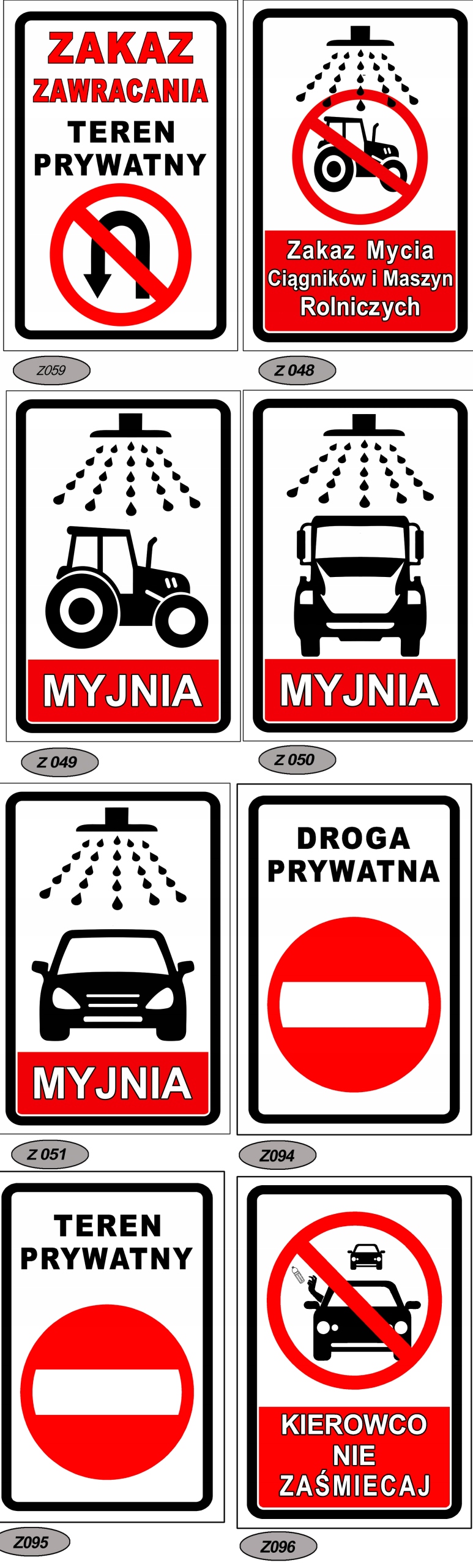 Odblask Dopłata do Tabliczki NIE odblaskowej Długość 0.45 m