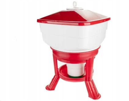 Automatická Napáječka Pro Drůbež Velká 40 L Bílá Červená Novital