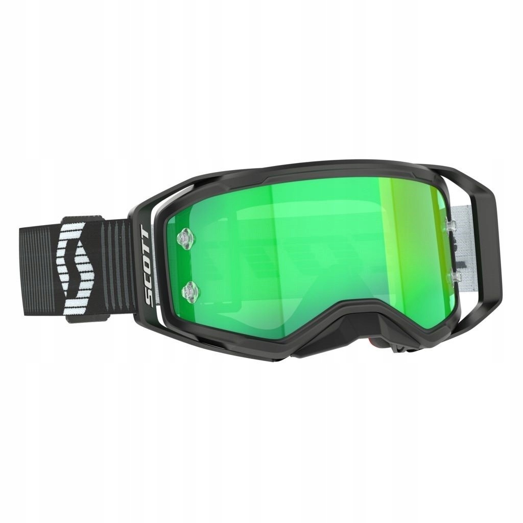 Čierno-biele enduro krosové okuliare Scott Prospect 2.0