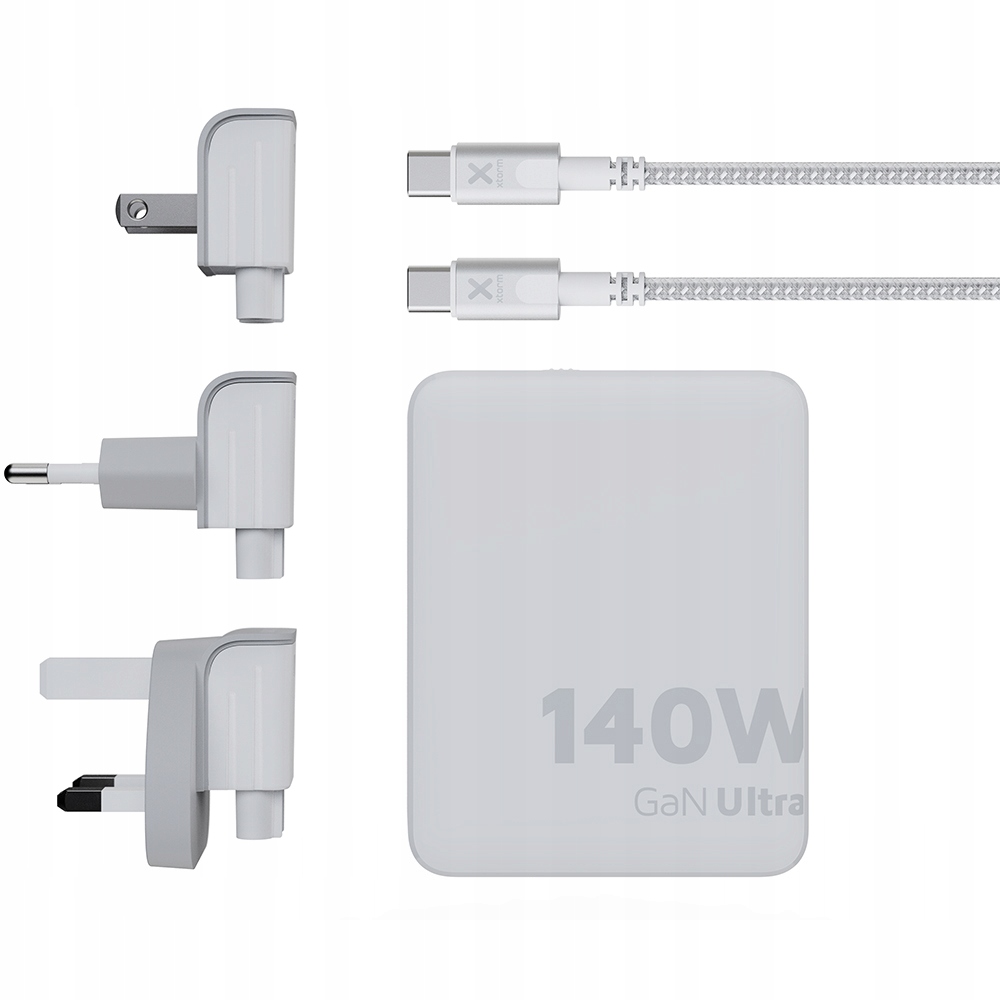 Nabíjačka XTorm cestovná turistická 140W Usb-c Usba Usb-c kábel