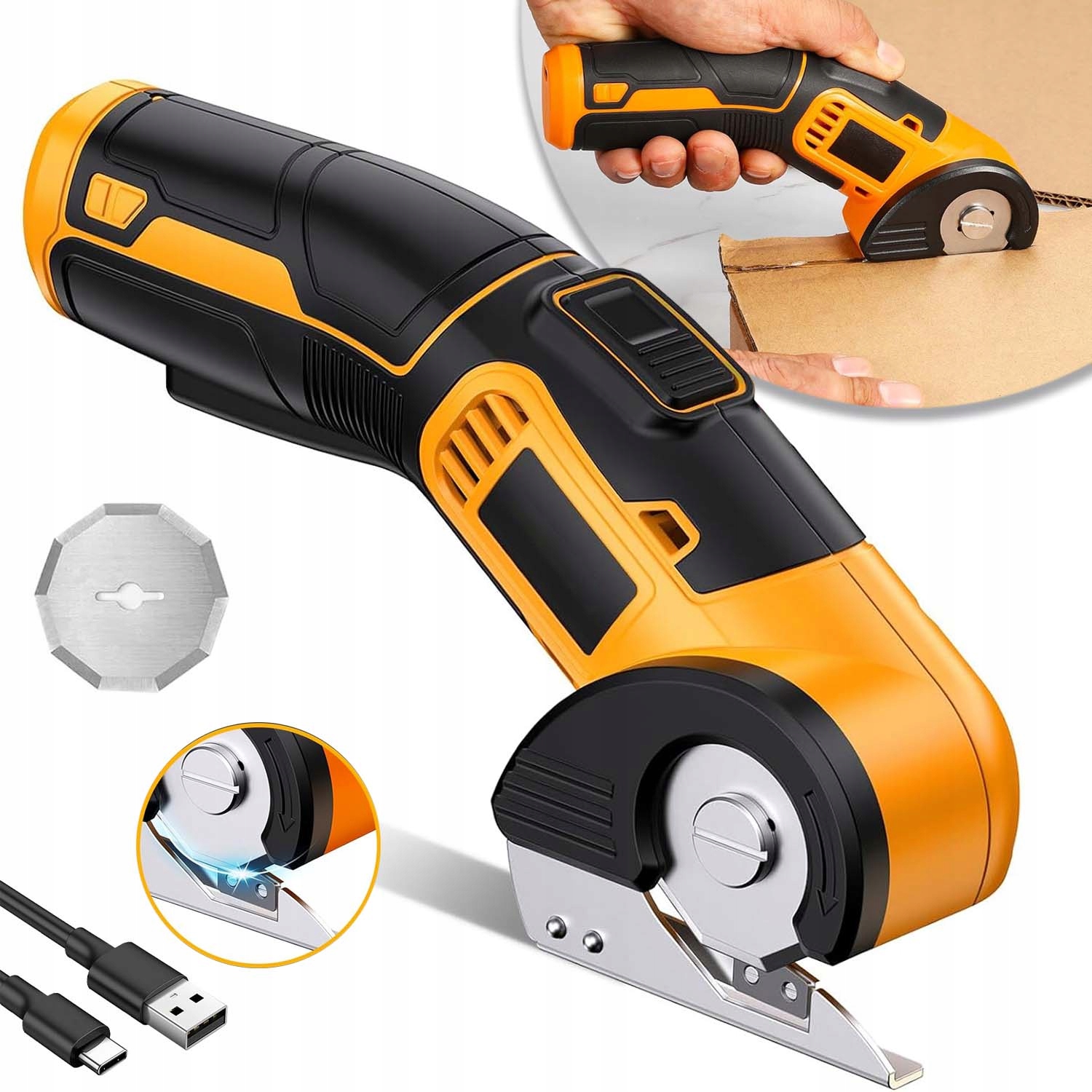 Bezdrátové Elektrické Nůžky 240 Ot/min Pro Řezání Plastů Z Kartonu, Pohodlné