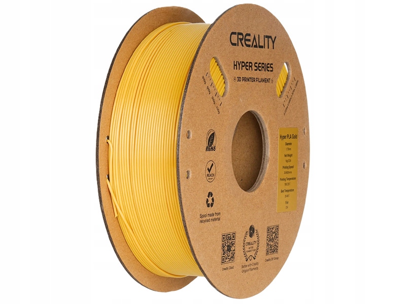 Filament Creality Hyper Pla, Średnica 1.75 mm Złoty