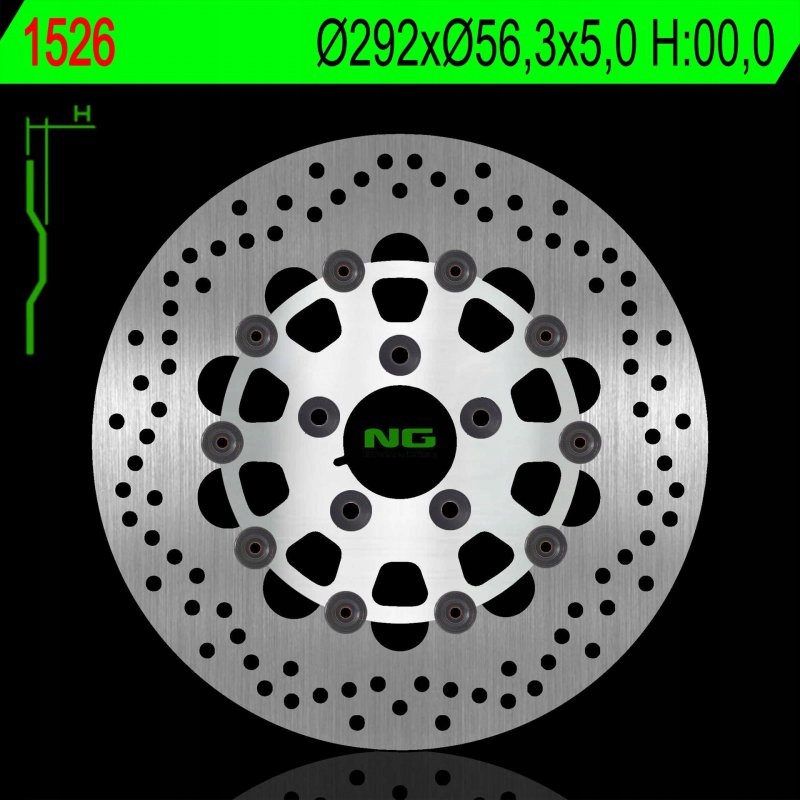 Brzdový Kotúč Zadný Harley Davidson Softail 1690/1800 12-17, Dyna '00-'17