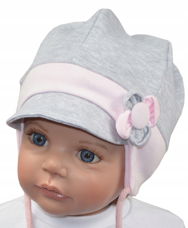 

czapka Iza 47-51cm 1,5-5l szara