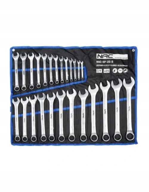 Sada kľúčov Nac očkoploché 6-32 25dielov