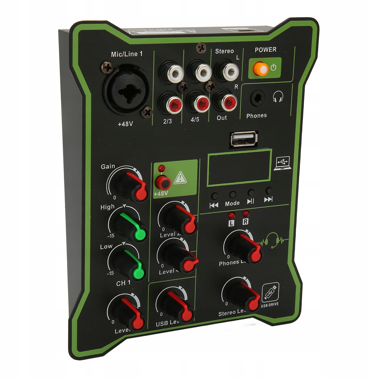 Mini mikser dźwięku Bezstratny 5-kanałowy