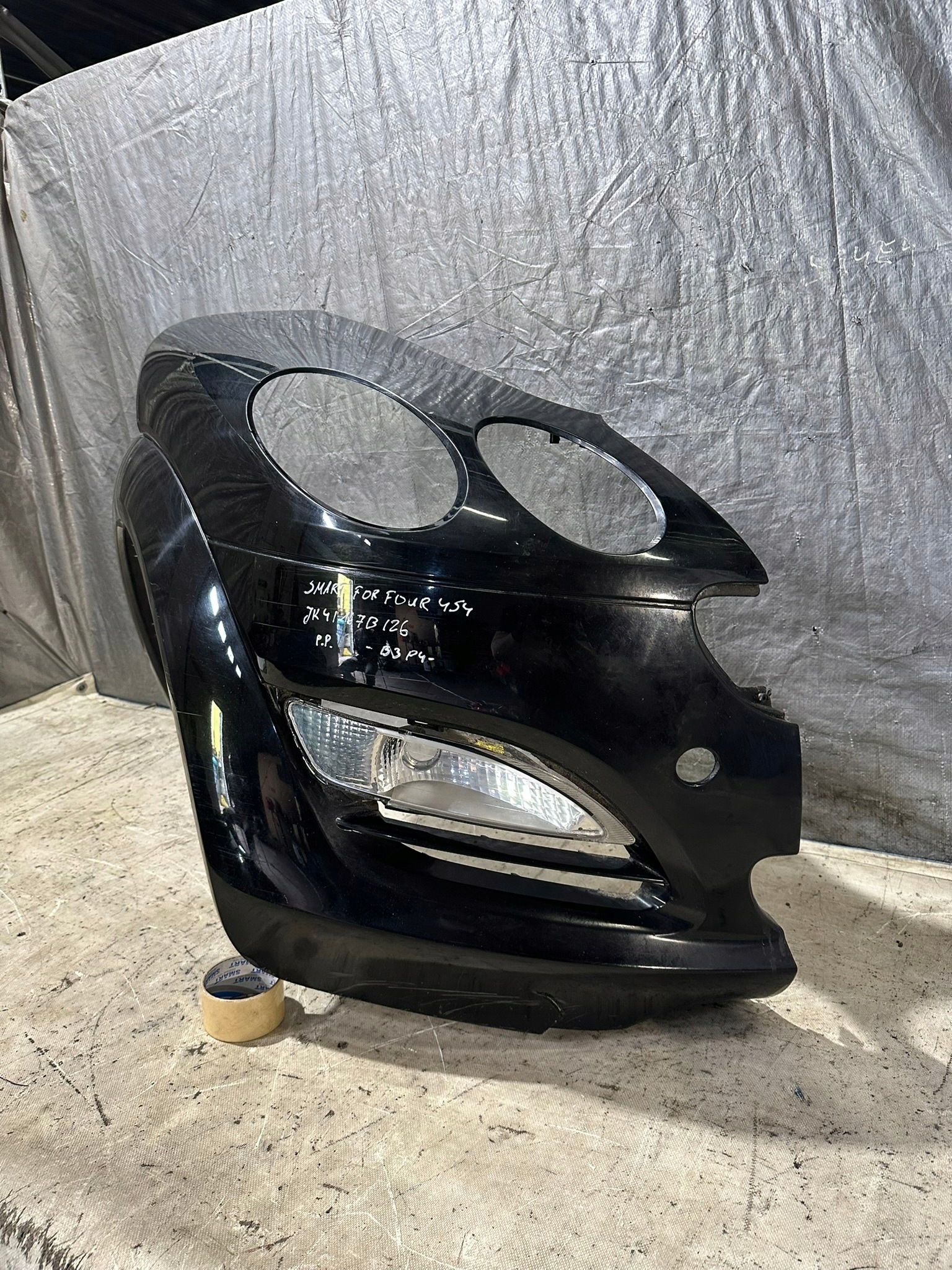 fender right front SMART FOR FOUR 454 2005R. black