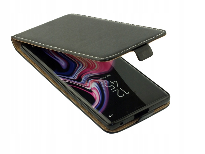 Etui Kabura Z Klapką Pokrowiec Do Nokia 9 Czarny