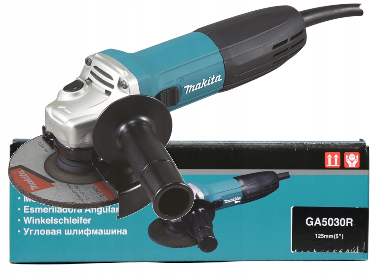Úhlová Bruska Soft Start Pomalý Rozběh 125 mm 720 W Flex Makita GA5030R