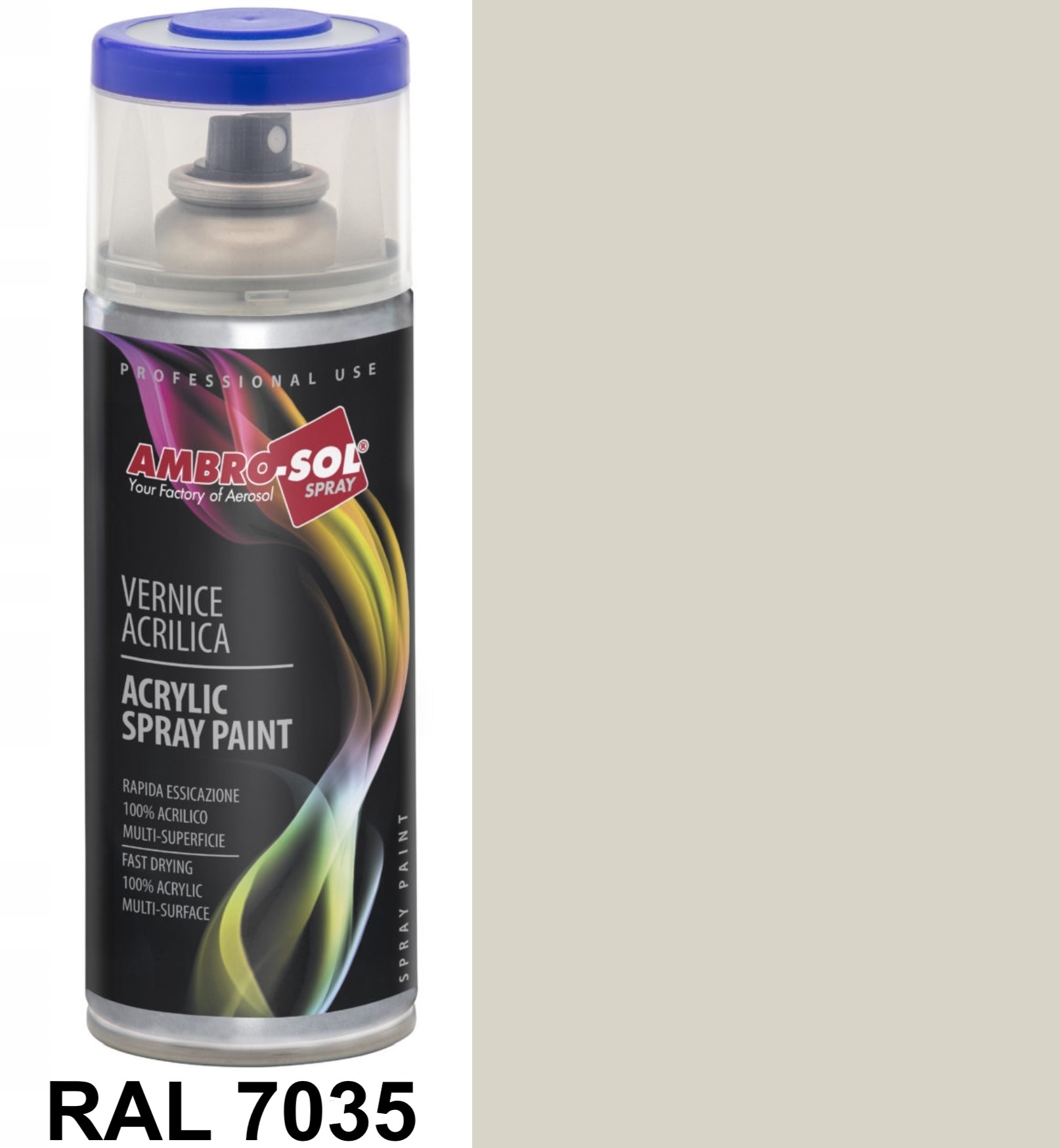 

7035 Ral Lakier Akrylowy Farba Spray Ambrosol