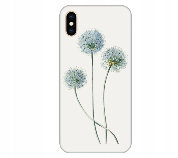 

Etui na telefon iPhone X / Xs Kwiat niebieski akwa