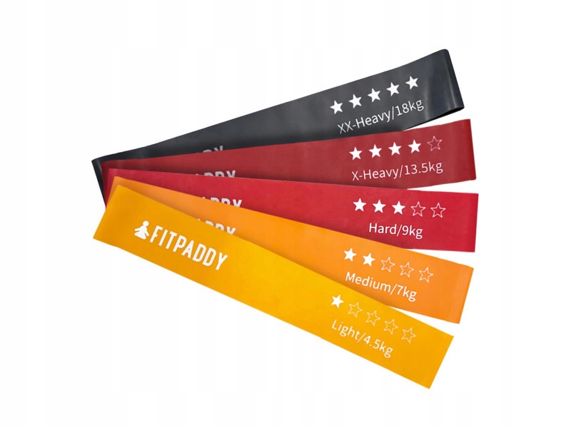 Zestaw gum do ćwiczeń Fitpaddy EBND01