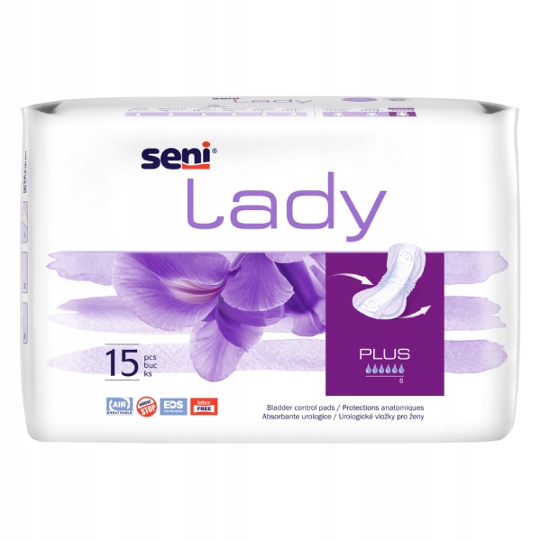 

Wkładki urologiczne Seni Lady Plus 15 sztuk