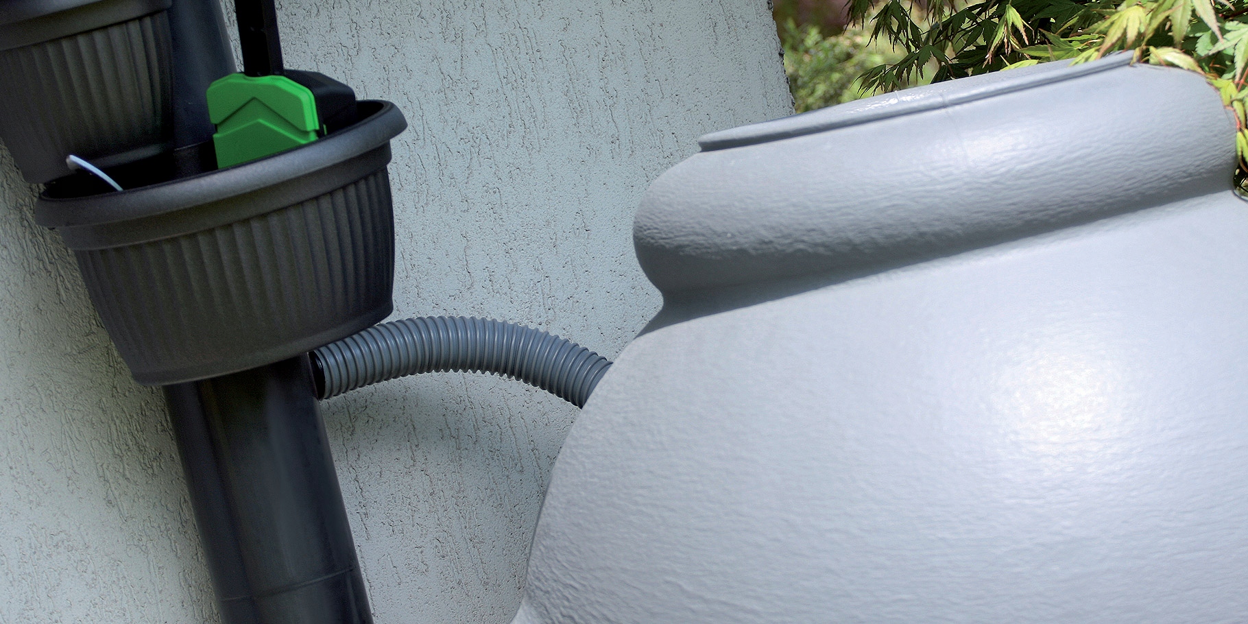 Zbiornik beczka na deszczówkę wodę ICAN360 szara Pojemność zbiornika 360 l