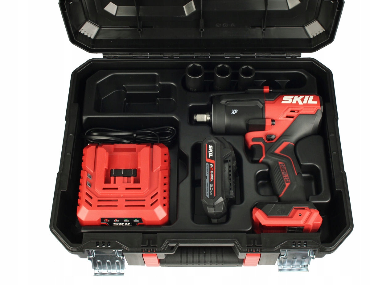KLUCZ UDAROWY 1/2" 20V 700Nm 3285 SKIL XP 1x2,0Ah + 3 NASADKI + WALIZKA Napięcie (V) 20 V