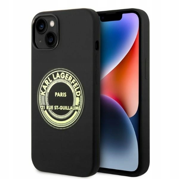 Karl Lagerfeld KLHCP14MSRSGRCK pouzdro kryt pro iPhone 14 Plus 15 Plus 6,7"