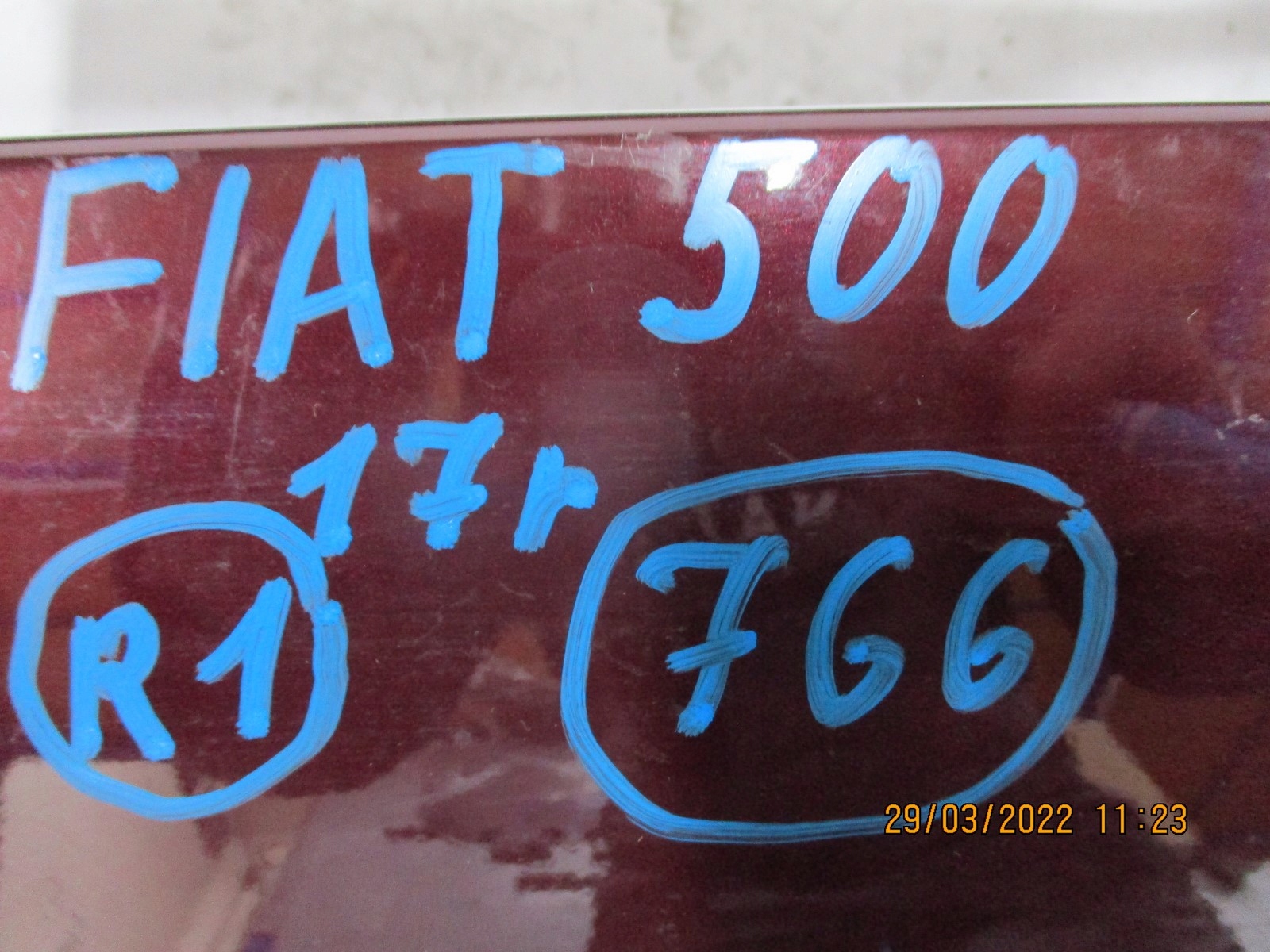 nárazník FIAT 500 předek přední