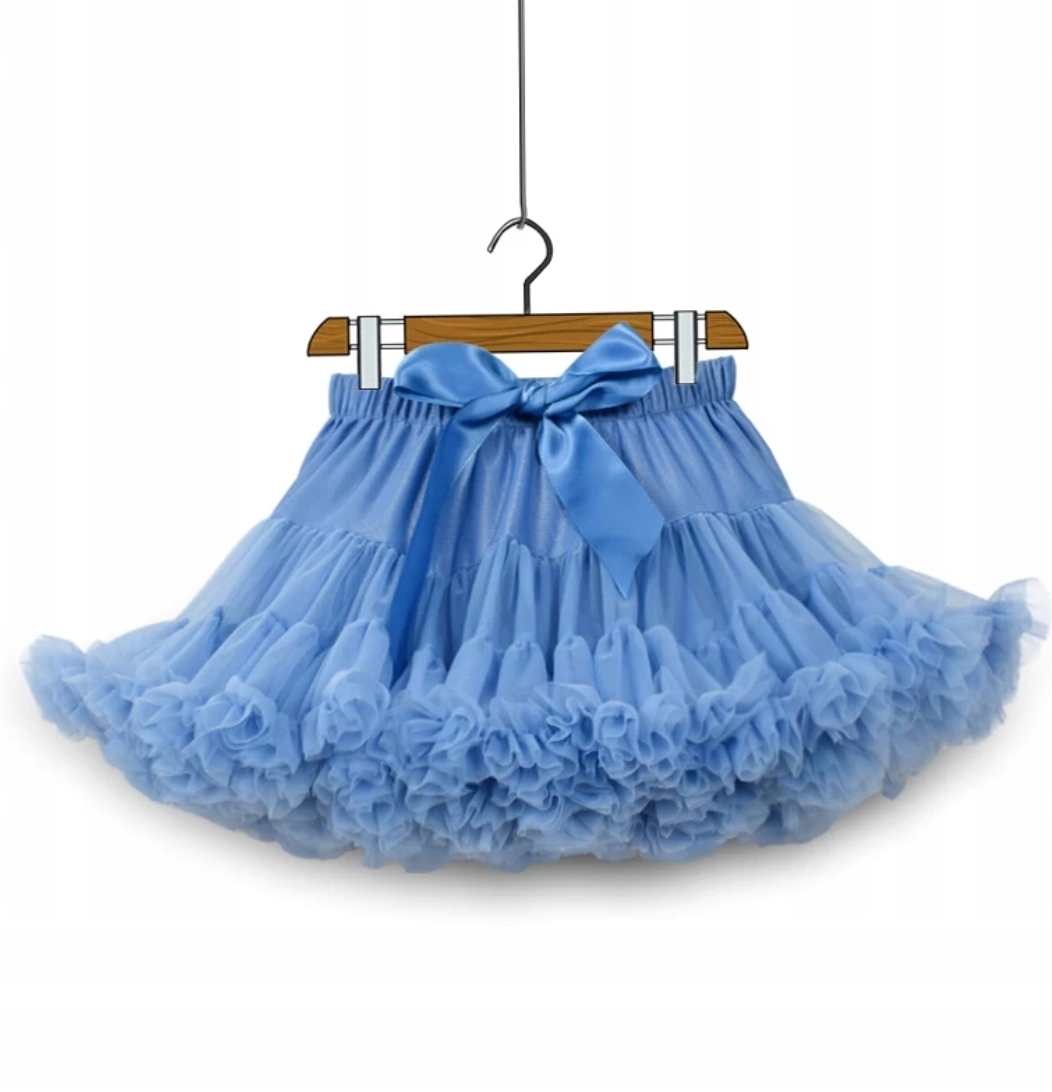 

Tiulowa spódniczka 134 tutu pettiskirt Niebieska