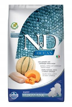 Levně N&d Ocean Dog Puppy M/L Codfish & Pumpkin& Melon 2,5kg