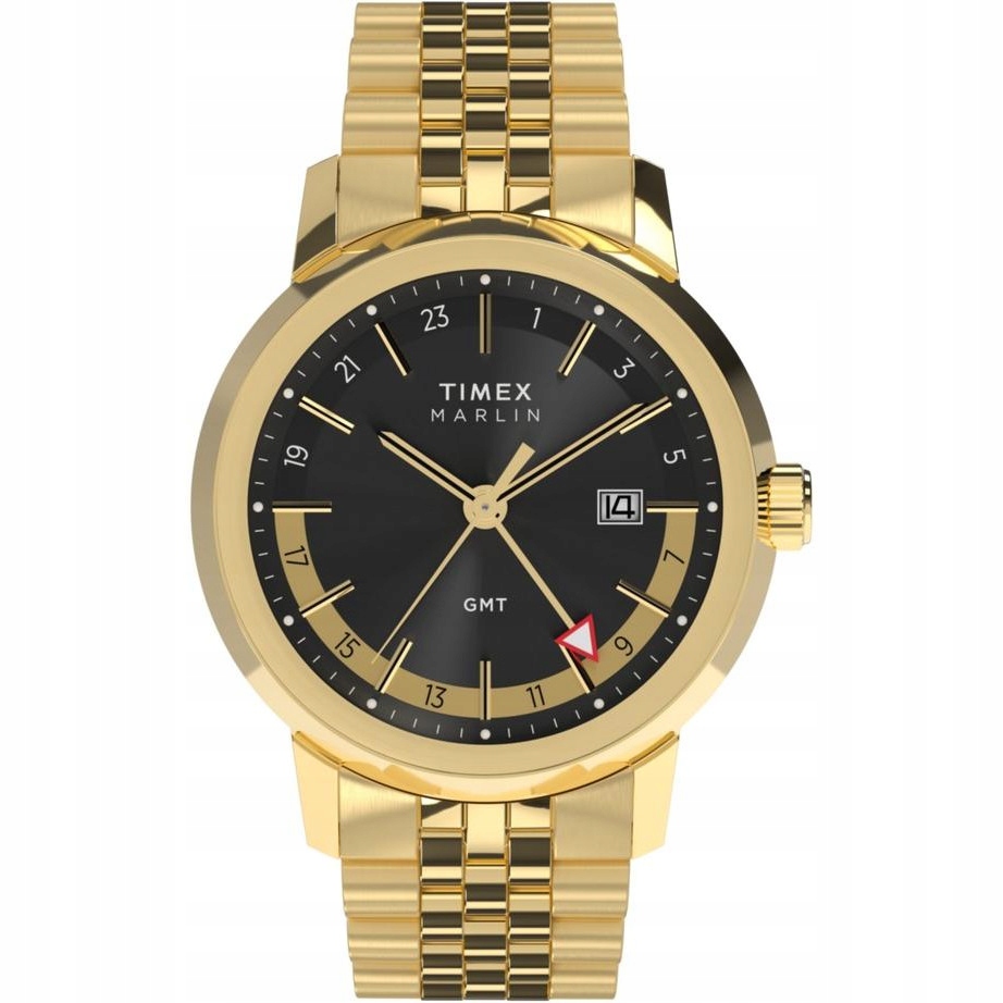 Pánské Hodinky Timex TW2Y47700 zlatý náramek