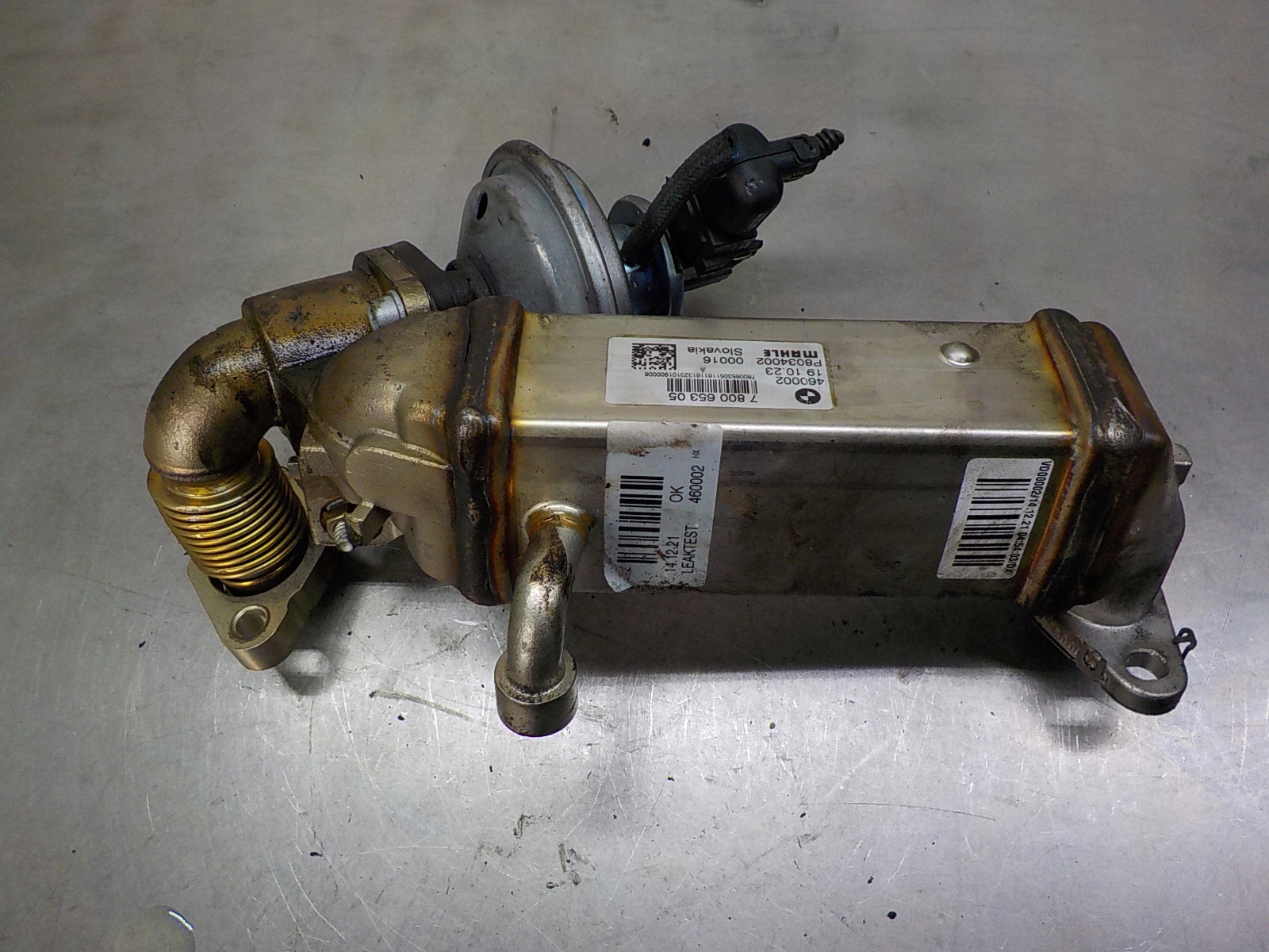 BMW 5 E60 Radiateur échappement 780065305