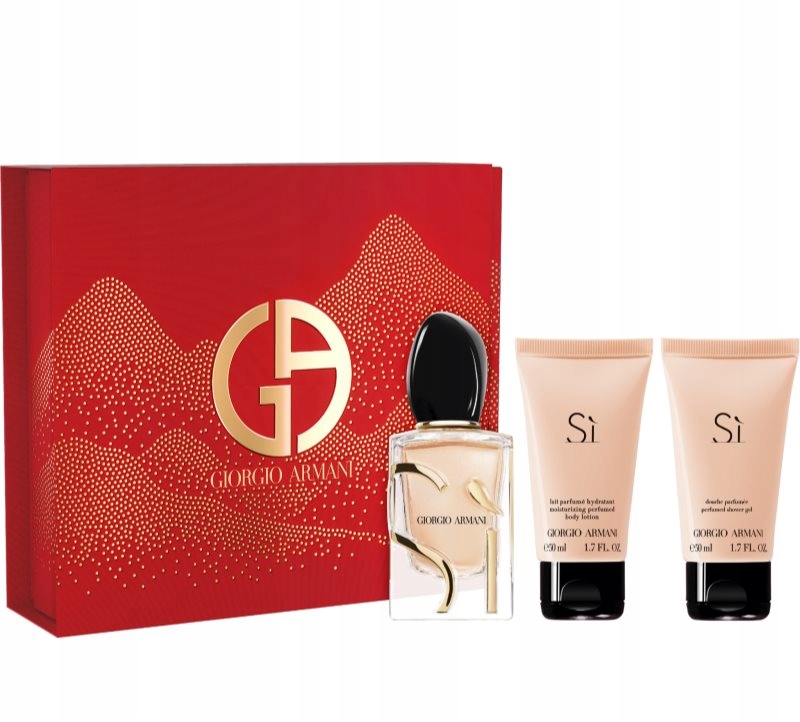 Armani Si 50 ml tělový balzám 50 ml Sprchový Gel 50 ml