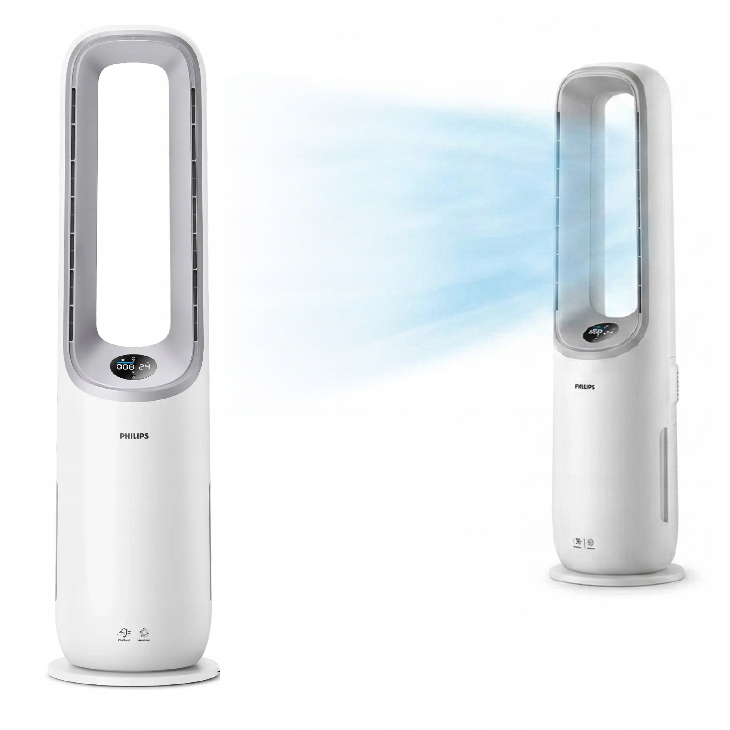 Oczyszczacz Powietrza Philips AMF765/10 Cichy 2W1 Wentylator Wiatrak