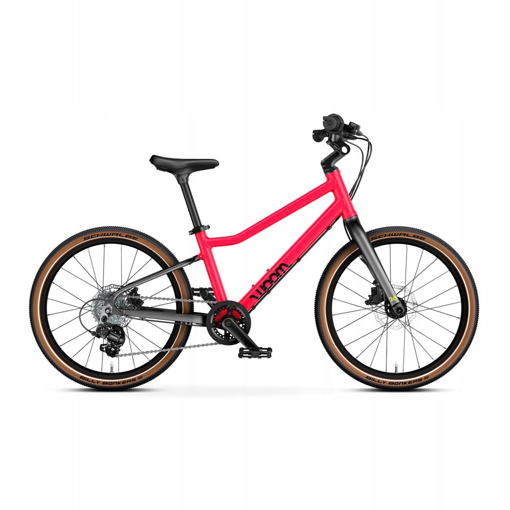 Rower Woom 4 Explore Ltd w kolorze neonowym różu