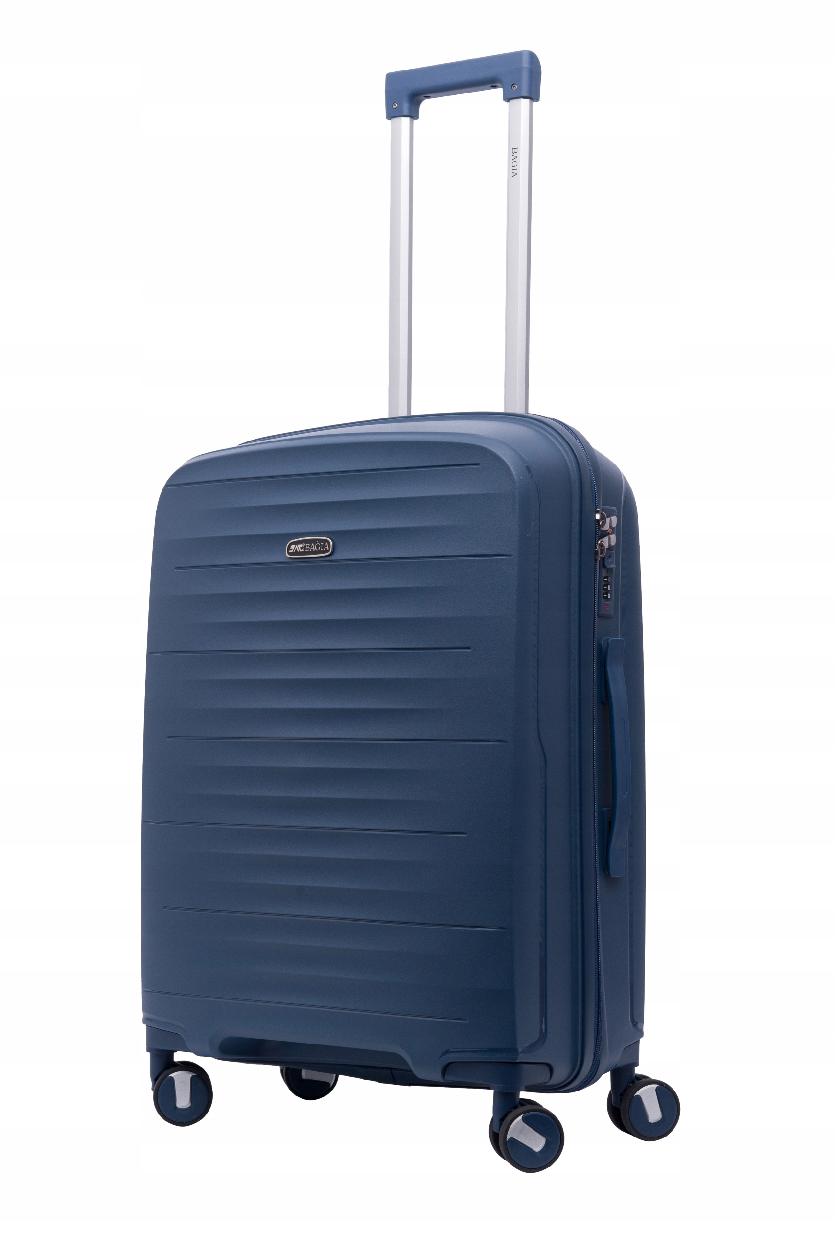 Wytrzymała Walizka Średnia 60L 4 Koła Polipropylen Bagia Premium