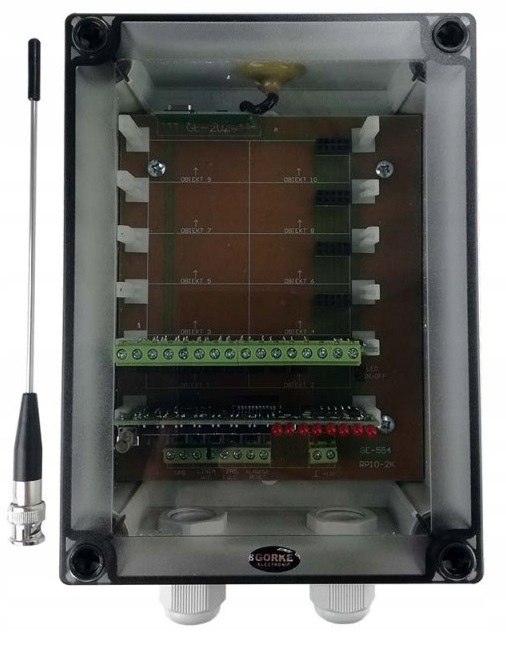 RP 10-2K H2 BEZPRZEWODOWY 12V RADIOWY ODBIORNIK RADIOPOWIADOMIENIE GORKE Marka Gorke