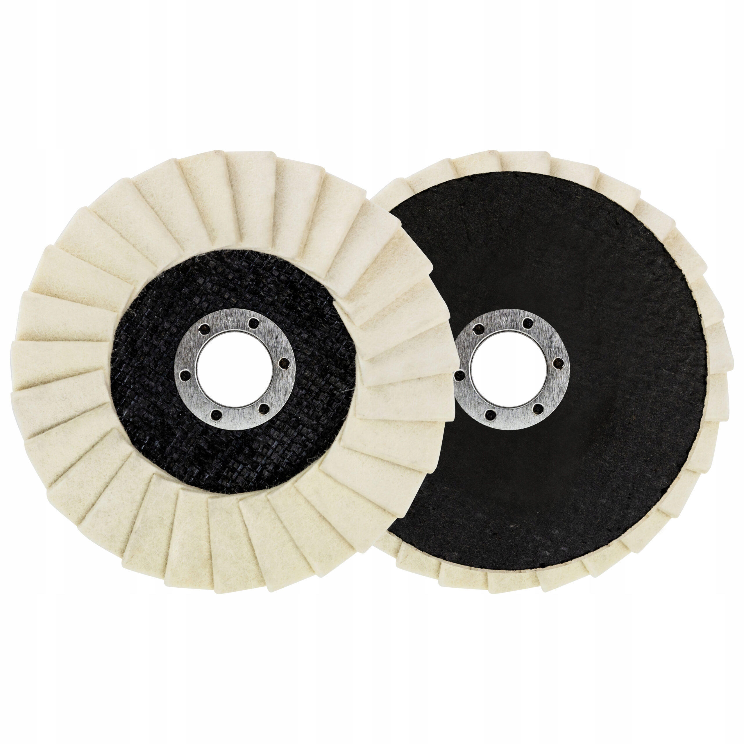 

Tarcza Polerska Filcowa Listkowa 125mm wachlarzowa