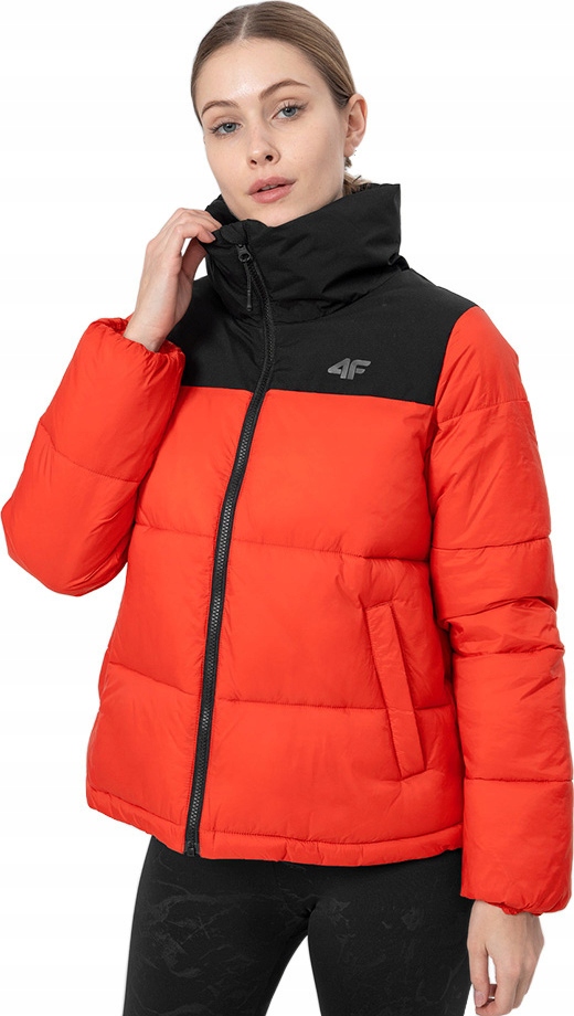 Dámská Bunda 4F Červená H4Z22 KUDP014 62S vel. S
